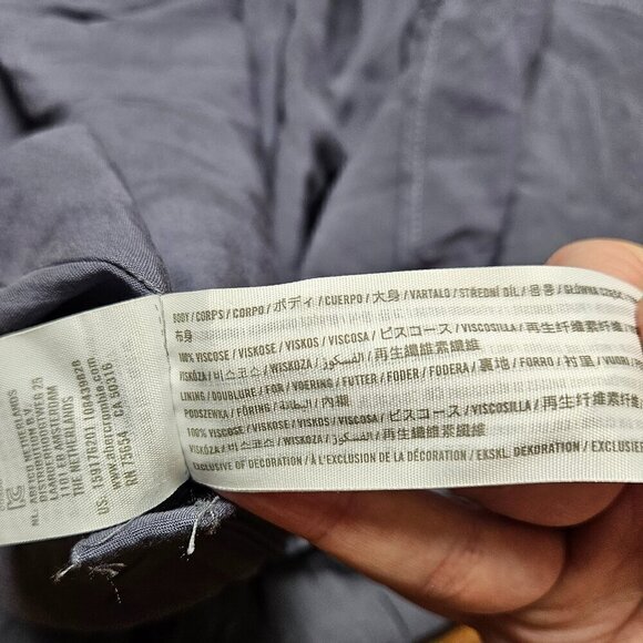 Abercrombie & Fitch Dress Prep School Flare Dress Ruffle Polka Dot Y2K SP NWT - Picture 7 of 12